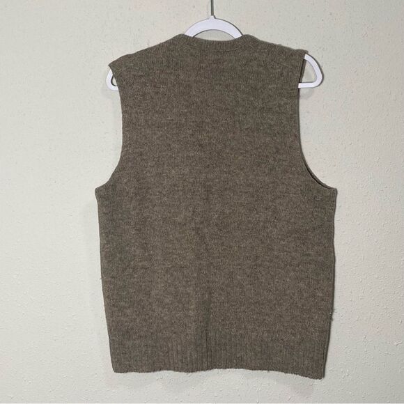 Robert Bruce 100% Wool V-Neck Knit Sweater Vest Men's Size Large - Picture 13 of 13
